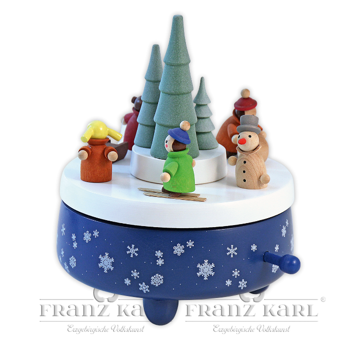 4502 Spieldose Winterlandschaft