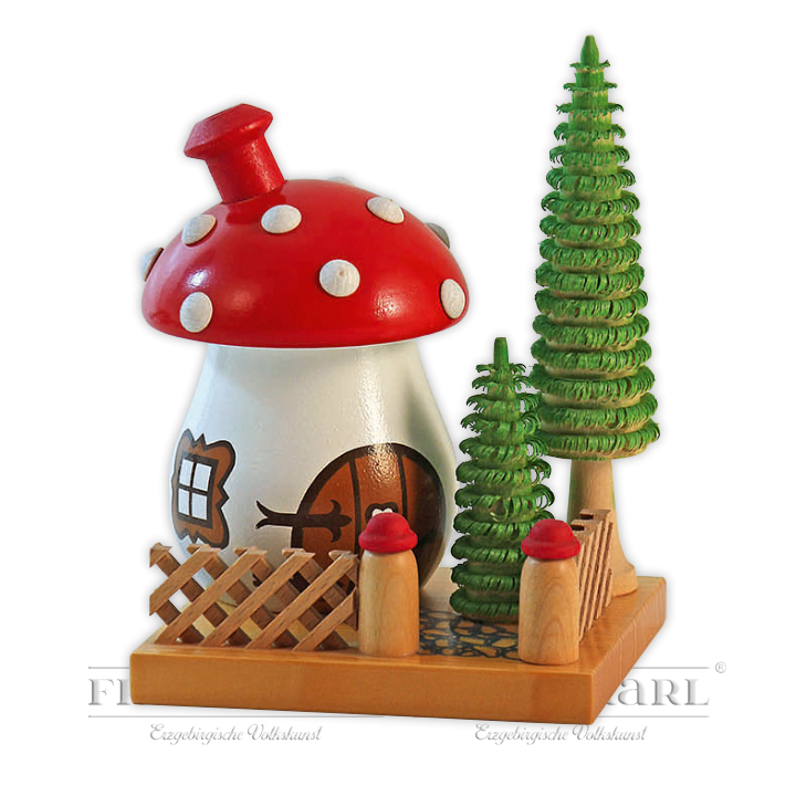 1425 Rauchpilz mit Garten, farbig
