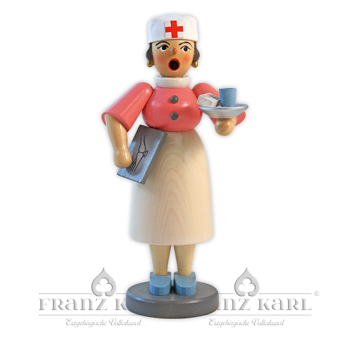 1173 Rauchfrau "Krankenschwester" - 22 cm