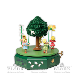 SPF 002 Spieldose mit 5 Blumenkindern, farbig