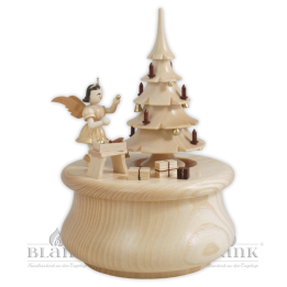 SP 022 Spieldose Weihnachtstraum mit Baum und Engel