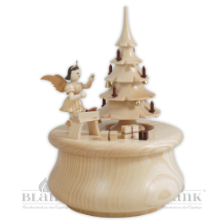 Music Box with Tree and Angel