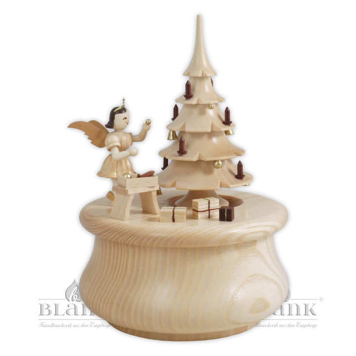 Music Box with Tree and Angel