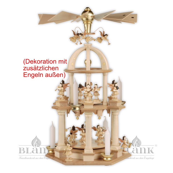 Example for decoration with additional Angels on the edges