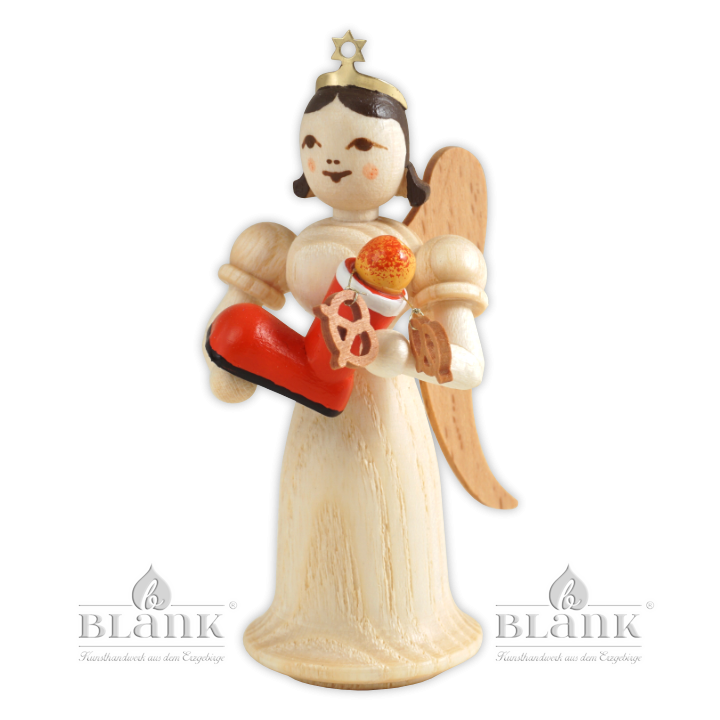 EL-M 014 Angel with Long Robe and Santa's Boot