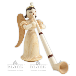 EL 074 Angel with Long Robe and Alphorn
