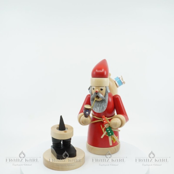 Incense smoker "Santa", red - 23 cm (9.1 inches)