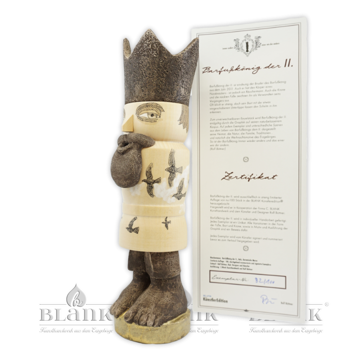 Barfußkönig der II. - Exemplar No. 82, mit Zertifikat