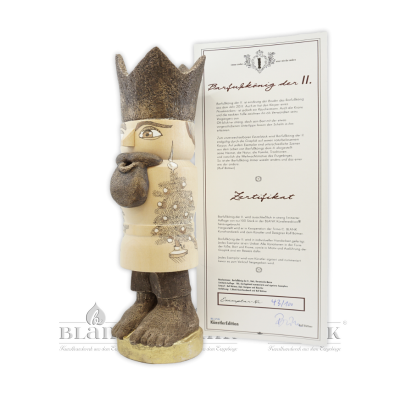 Barfußkönig der II. - Exemplar No. 43, mit Zertifikat