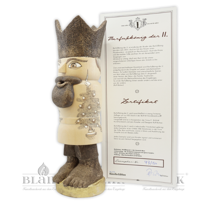 Barfußkönig der II. - Exemplar No. 43, mit Zertifikat