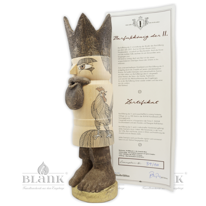 Barfußkönig der II. - Exemplar No. 39, mit Zertifikat