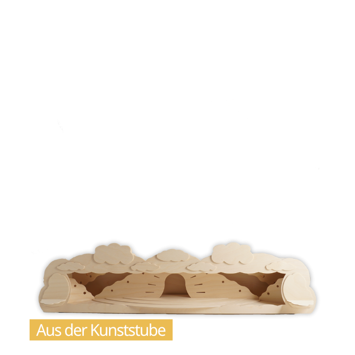 LU-601 Sockel für Schwibbogen Engelwolke, natur