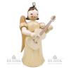 ELM 006 Angel with Long Pleated Robe and Guitar, 20 cm