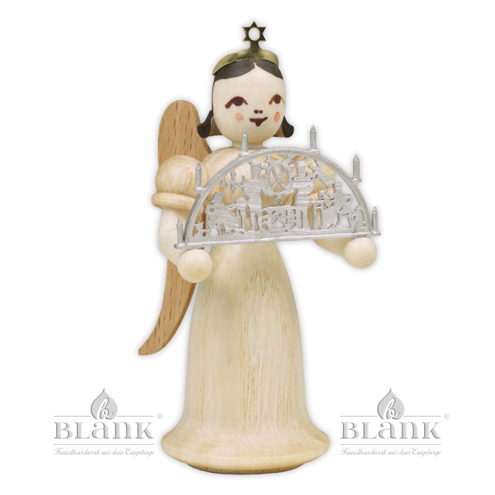 EL 078 Angel with Long Robe and Candle Arch