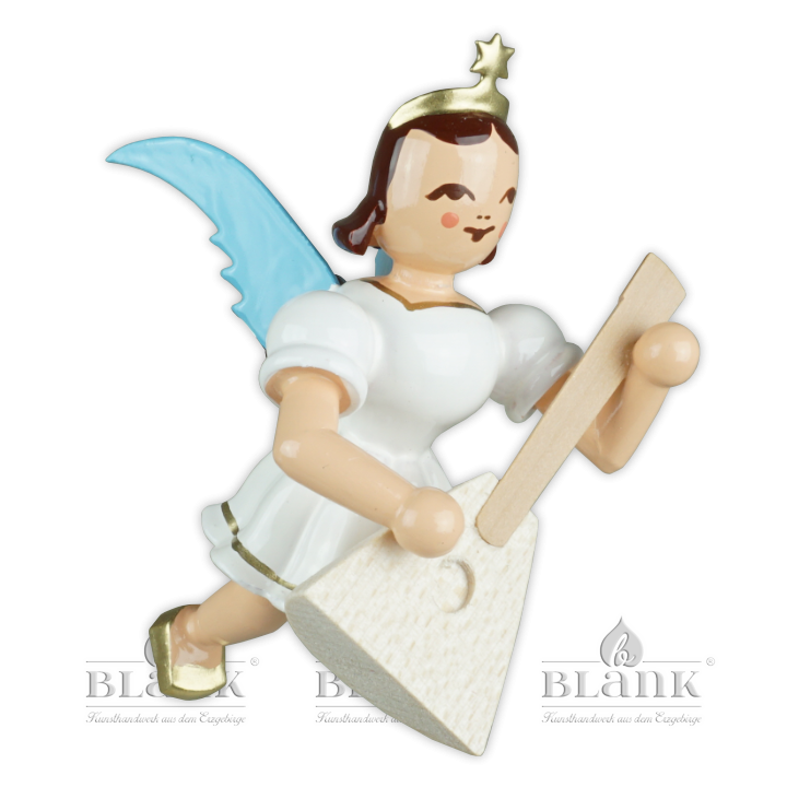 SEF 041 Hanging Angel with Balalaika, coloured