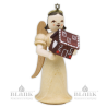 EL-M 015 Angel with Long Robe and Gingerbread House