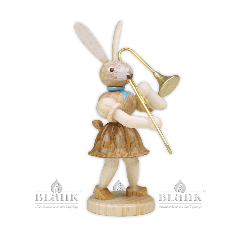 OH 004 Easter Bunny with Slide Trombone