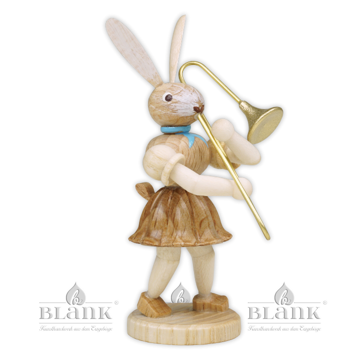 OH 004 Easter Bunny with Slide Trombone