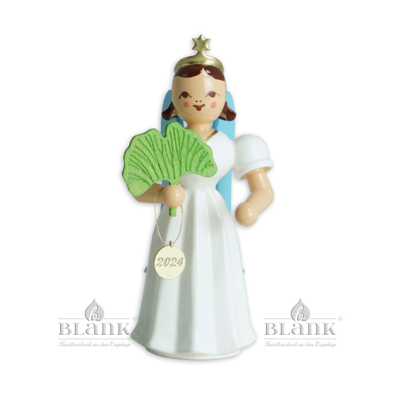 ELF 2024 Angel with Long Pleated Robe and Ginkgo Leaf, coloured