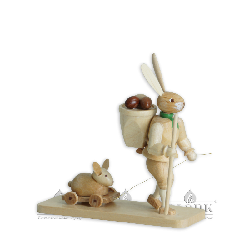  Osterhase mit Korb Illustration 