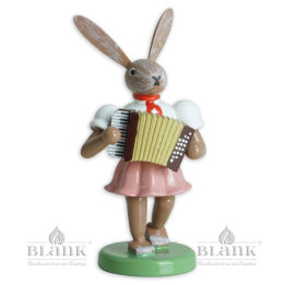 OHF 012 Osterhase mit Akkordeon, farbig
