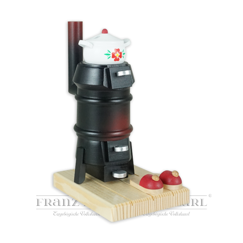 Incense smoking stove, black