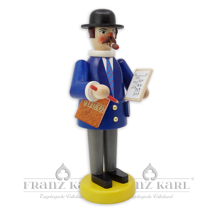 1736 Räuchermann "Steuerberater" - 22 cm