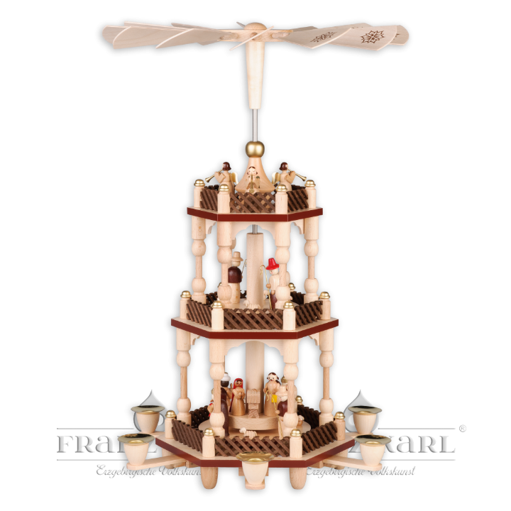 Pyramid "Nativity", 2 stories, natural