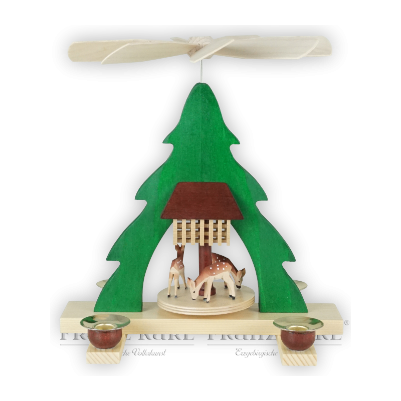 Pyramid "Deer", coloured