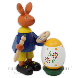 Easter bunny with an egg - 11 cm (4.3 inches)