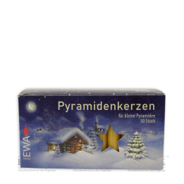 EWA Wax Candles for Christmas Pyramids, natural, 50 pcs