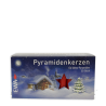 PG KERZEN R - Pyramidenkerzen rot, 50 Stück