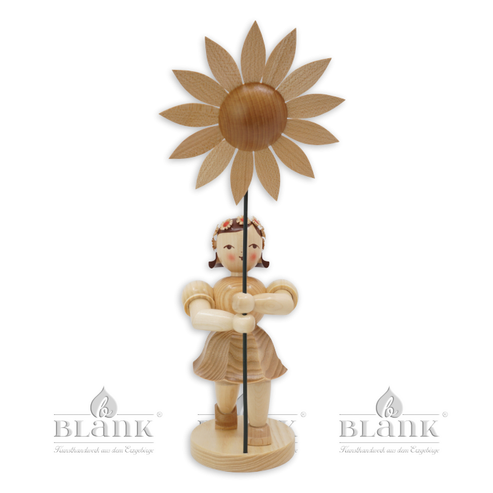 BKM 009 Blumenkind mit Sonnenblume, 34 cm