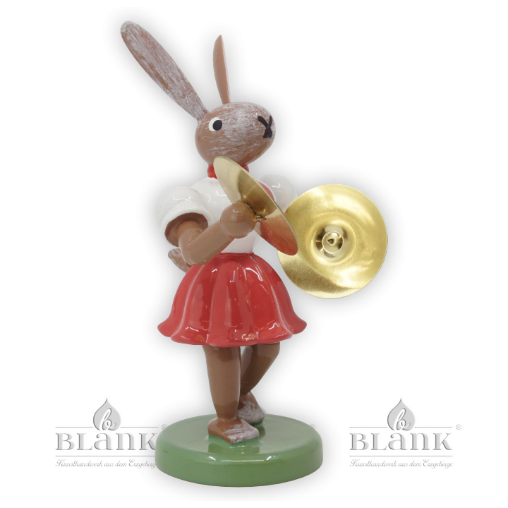 Easter Bunny with Cymbals, coloured