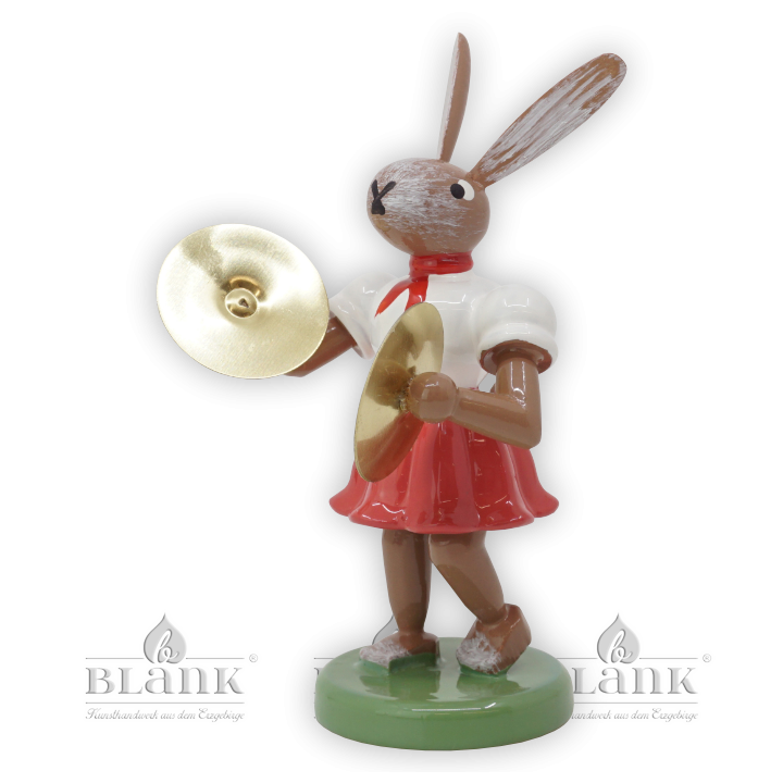 Easter Bunny with Cymbals, coloured