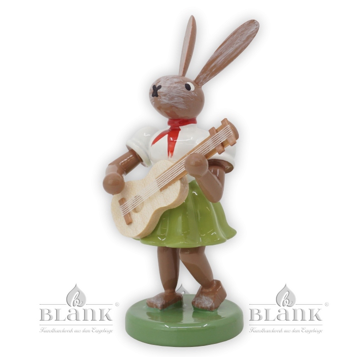 OHF 006 Osterhase mit Gitarre, farbig