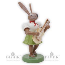 OHF 006 Osterhase mit Gitarre, farbig