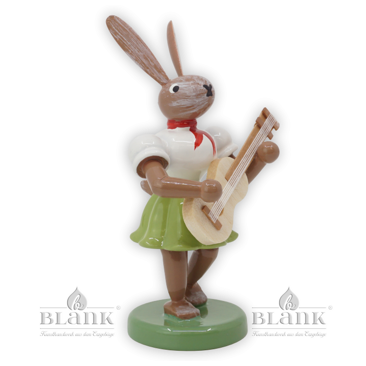OHF 006 Osterhase mit Gitarre, farbig
