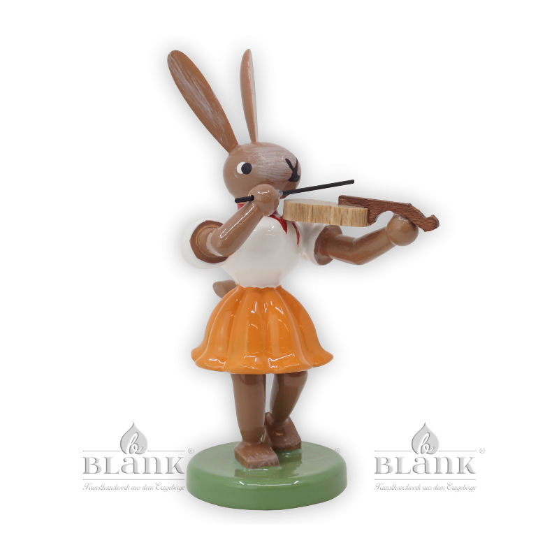 Easter Bunny with Violin, coloured