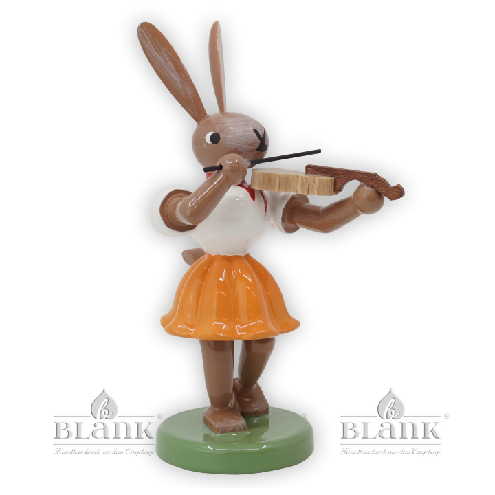 OHF 011 Osterhase mit Violine, farbig