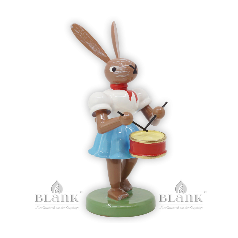 Easter Bunny with Drums, coloured