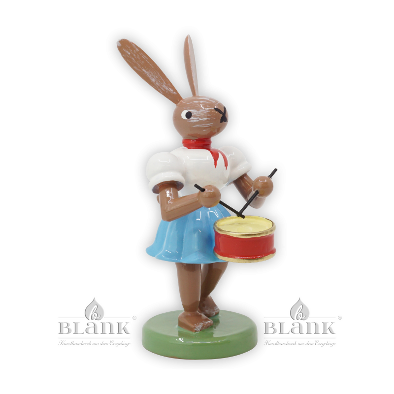 OHF 016 Osterhase mit Trommel, farbig