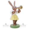 Easter Bunny with Trumpet, coloured