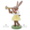 Easter Bunny with Trumpet, coloured