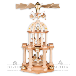Cathedral pyramid with 2 stories