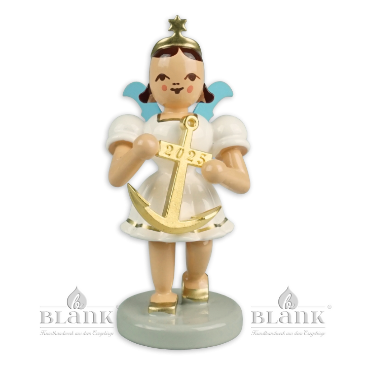 EKF 2025 Angel with Short Pleated Skirt and Anchor, coloured