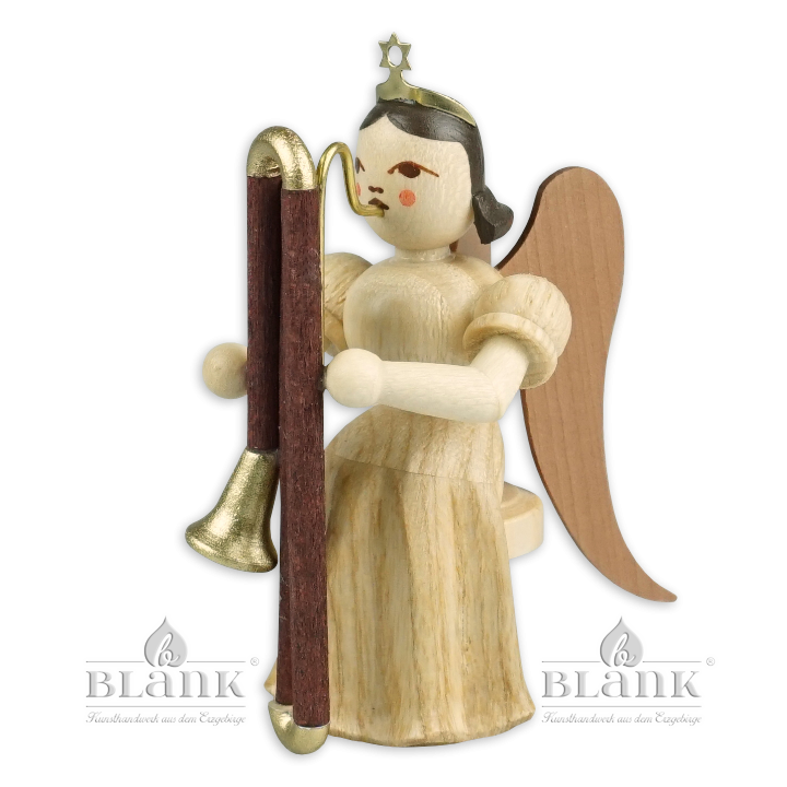 Faltenlangrockengel mit Kontrafagott
