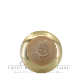 Wooden candle cup with metal grommet for small pyramids