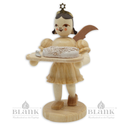 Angel with Short Pleated Skirt and Christmas Stollen
