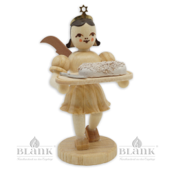 Angel with Short Pleated Skirt and Christmas Stollen